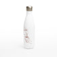 White 17oz Stainless Steel Water Bottle- Barista