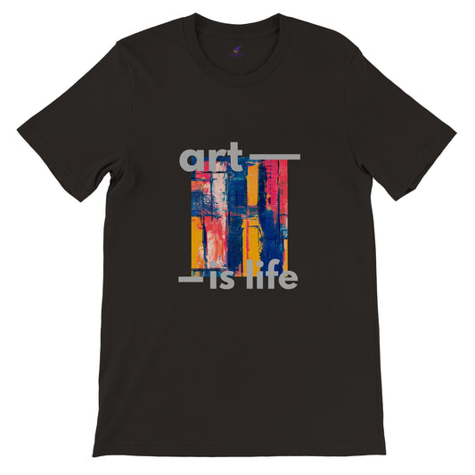 Premium Unisex "Art is Life" T-shirt