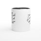 White 11oz Ceramic Mug with Colour Inside - I'm Sorry....