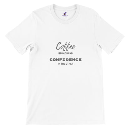 Premium Unisex "Coffee in One Hand" T-shirt